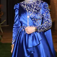 لباس پوشیده کارشده با سنگ اتریش