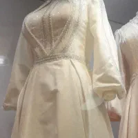 لباس مجلسی رنگ شیری