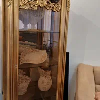 گنجه طلایی با وسایل و بدون وسایل|بوفه، ویترین، کنسول|مشهد, امامیه (شهرک غرب)|دیوار
