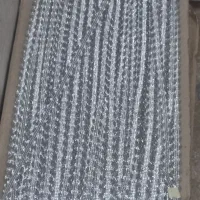 نوار ترمه ماری نقره ای ۱.۵سانت ۱۰۰ متری