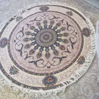 فرش گرد ۱/۵ در ۱/۵ اعیان