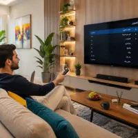نصب گیرنده و تلویزیون با آنتن بالا