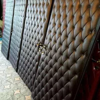 چرم کوبی درب(اکوستیک) ولمسه کاری دیوار رویال دکور