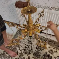 لوستر برنز اصل|لوستر و چراغ آویز|ارومیه, |دیوار
