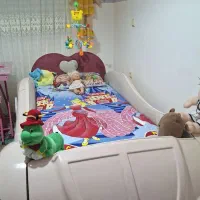 تخت طرح ماشین|تخت و سرویس خواب|املش, |دیوار