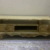 میز تلویزیون کرم استخوانی