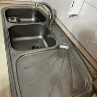 سینک ظرفشویی با شیر