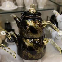 کتری و قوری لعابی برند مادام کو کو|قوری، کتری، قهوه‌ساز دستی|مشهد, مصلی (کارمندان اول)|دیوار