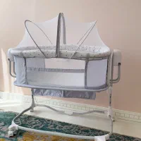 تخت کنار مادر و گهواره برقی سه کاره ماستلا