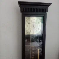 ساعت ایستاده چوبی