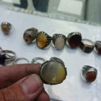 انگشتر نقره عیار ۹۲۵ پانزده عددروی هم گرمی ۲۰۰ت|جواهرات|مهریز, |دیوار