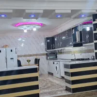 کابینت هایگلاس ترک همراه با سینک هود آبچکان