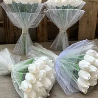 دسته گل روبانی )تخفیف ویژه بلک فرایدی|گل مصنوعی|زنجان, |دیوار