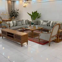 گندمی مبل کلاسیک / کار درجه یک شرکتی/مبلمان آنسل|مبلمان خانگی و میز عسلی|آستارا, |دیوار
