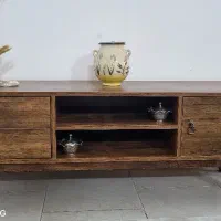 میزتلویزیون چوبی