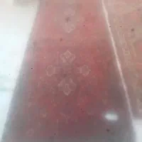 فرش کناره قدیمی پشمی دست بافت