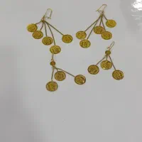 دو جفت گوشواره طلا ۱۸ عیار|جواهرات|یاسوج, |دیوار
