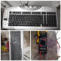 مانیتور سالم..  و کیبورد و هارد ۲|حراج|زنجان, |دیوار