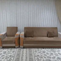 فروش‌ یک‌ دست‌ مبل‌ ۸‌ نفره‌ تمیز