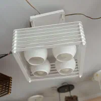 لوستر سه شله|لوستر و چراغ آویز|کرج, عظیمیه|دیوار