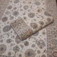 فرش دستباف چله ابریشم افشان مشهد