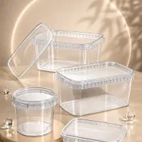 فروش ظروف  بسته بندی مواد غذایی درب و بدنه شفاف