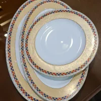 سرویس چینی زرین ۱۲ نفره کامل ، ۱۰۲ پارچه نو