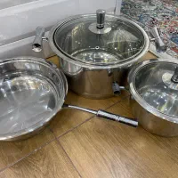 ست قابلمه وتابه  استیلBMNاصل المان