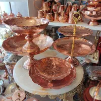 سرویس ظروف مسی دست ساز یزدی نانو شده (درجه یک)
