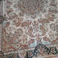 قالی سفید کرمی تراکم 2550