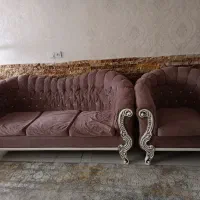 مبل هشت نفره +جلو مبلی و دوعدد عسلی