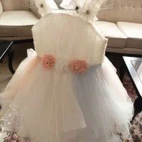 لباس عروس کودک کاملا نو