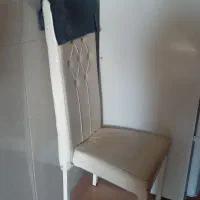 صندلی چرم سفید