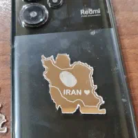 پشت موبایلی نقشه ایران پرچم سربند(تعداد محدود)