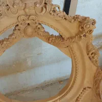 کلاف خام چوب تمام راش کار دست تمام منبت