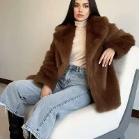 کت خز آستر دار