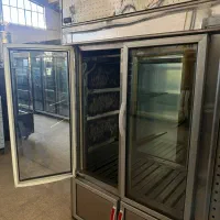 یخچال دو درب ۱ متر و ۲۰ سانتی دو طرفه تمام استیل|کافی‌شاپ و رستوران|زنجان, |دیوار