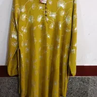 بلوز ابروبادی نو نو مارکش داره خردلی خوشرنگ
