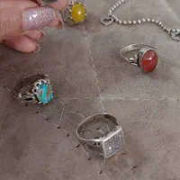 سرویس نقره یاقوت کبود، انگشتر نقره|جواهرات|فردیس, فردیس|دیوار