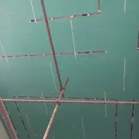 نقاشی ساختمان رنگ روغنی و پلاستیک رنگ کناف