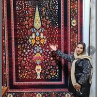 فرش سنتی بیش از ۵۰۰ طرح جدید بافت مشهد ۱۲۰۰ شانه