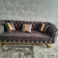 مبل چستر ۸نفره تمیز و سالم در حد نو|مبلمان خانگی و میز عسلی|کرج, شهرک یاس شمالی|دیوار