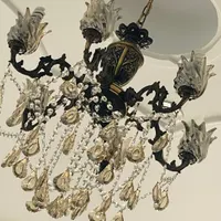 لوستر برنج ۶ شاخه و ۴ شاخه و ۳ شاخه