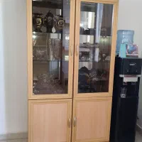 بوفه ام‌ دی اف و بار چوبی