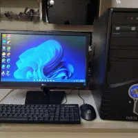 کامپیوتر قدرتمند i5 رم 16 گرافیک 2 مانیتور 19 LED|رایانه رومیزی|تهران, نعمت‌آباد|دیوار