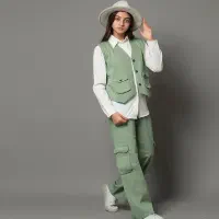 ست سه تیکه کتان