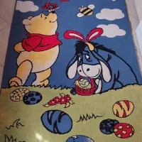 فرش اتاق کودک در حد نو 4متری