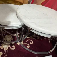 ست ۴ تکه پذیرایی سنگی سفید