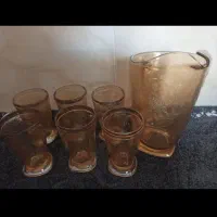 پارچ و لیوان زنگاری آمریکایی|ظروف سرو و پذیرایی|شیراز, سعدیه جنوبی|دیوار
