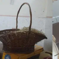 دسته گل عروس سبدکادو یلدایی گل شاخه مصنوعی شب یلدا